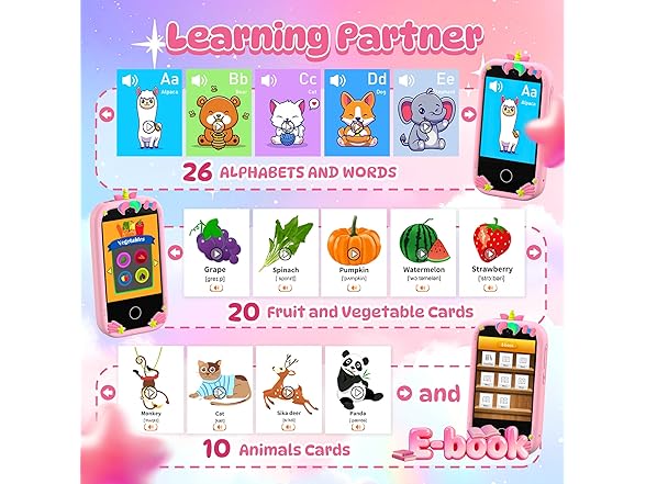 Uckqui Kids Smart Phone for Girls