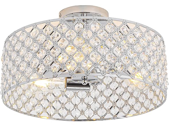 Parrot Uncle BBD5001CR Small 15" Crystal Chandeliers