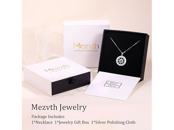 Mezvth Compass Necklace