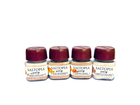 Saltopia Pumpkin Spice Sugars, 4-Pack