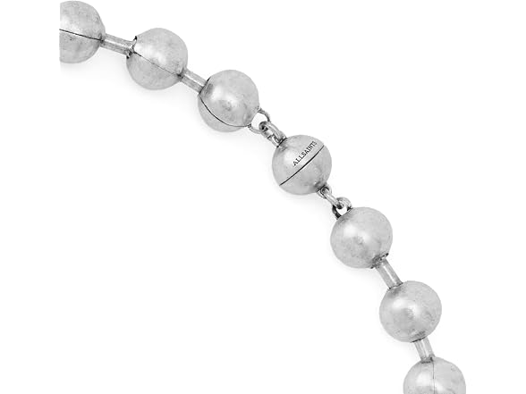 AllSaints Women's Ebby Ball Chain Collar Necklace