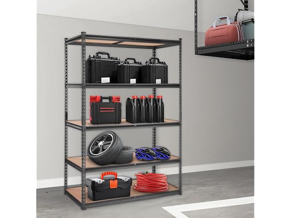 Storage Shelving Unit, 5-Tier Adjustable 48