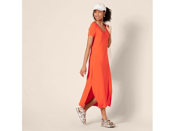 Amazon Essentials Women Jersey V-neck Short Dress
