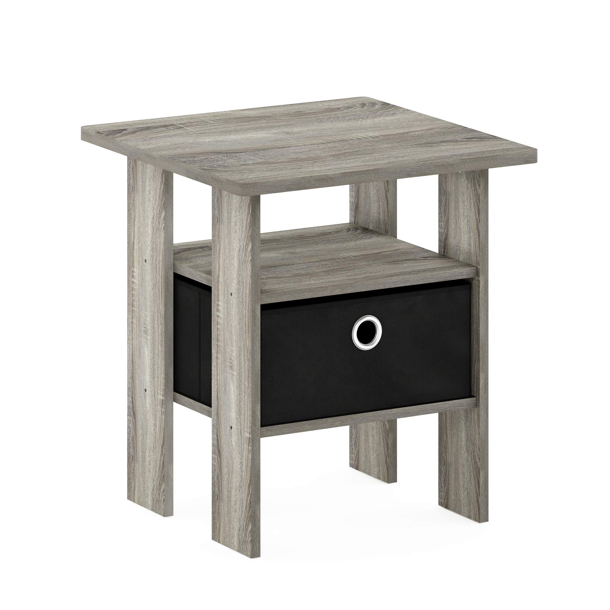 Furinno Side Table, French Oak - Gallery 18