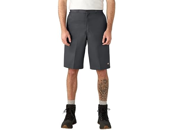 Dickies Men (42) Loose Work Shorts Charcoal