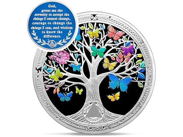 IELCJJ  Vintage 2 Month Sobriety Coin