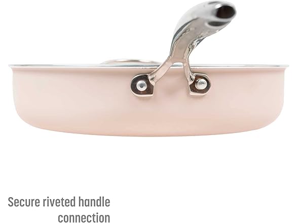 Goodful Ceramic 4Qt Deep Saute Pan w/Lid