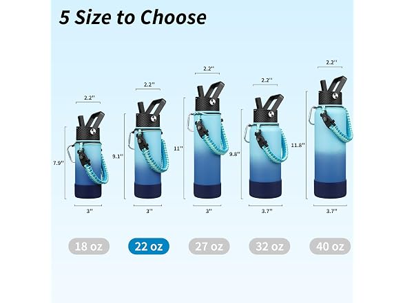 BJPKPK 22oz Insulated Water Bottle