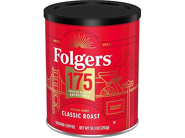 Folgers Classic Medium Roast Ground Coffee
