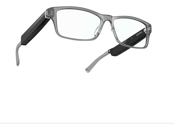 (NEW) Amazon Echo Frames Smart glasses, Designed for Alexa+, Modern Rectangle frames in Charcoal Gray
