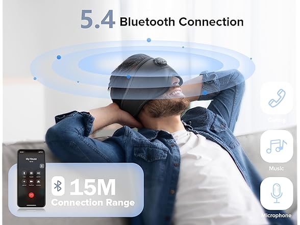 Sleep Mask W/ Bluetooth Headphones