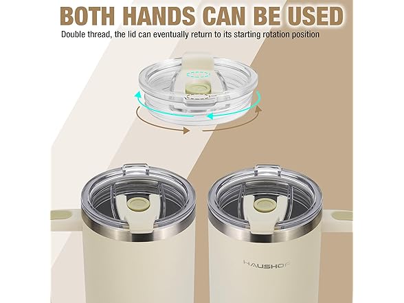 HAUSHOF 40 oz Tumbler with Handle