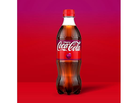 6PK Coca-Cola Cherry Soda Soft Drink, 16.9 OZ