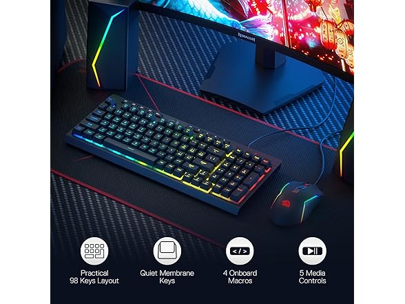 Redragon S141 Gaming Keyboard & Mouse Combo
