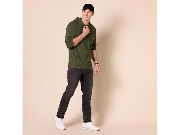 Amazon Essentials Men Long-sleeve Slub Hoodie