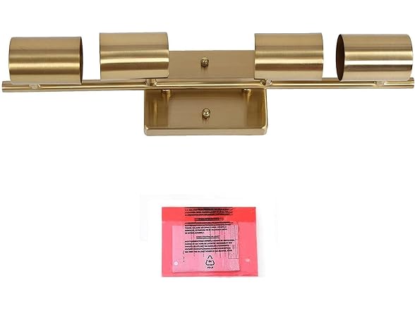 4-Light Track Lighting Kit, Gold Ceiling Light