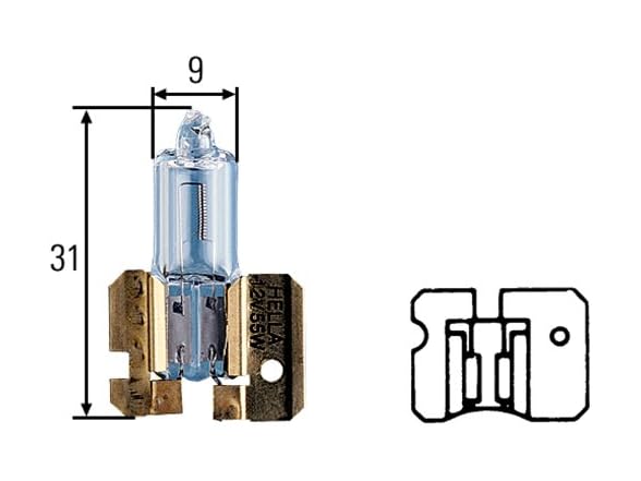 Hella H2 Standard Halogen Bulb