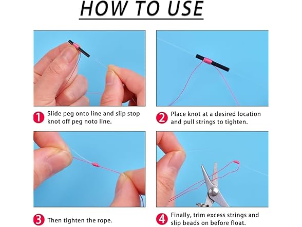 KAYYIPEX Slip Bobber Stop for Fishing