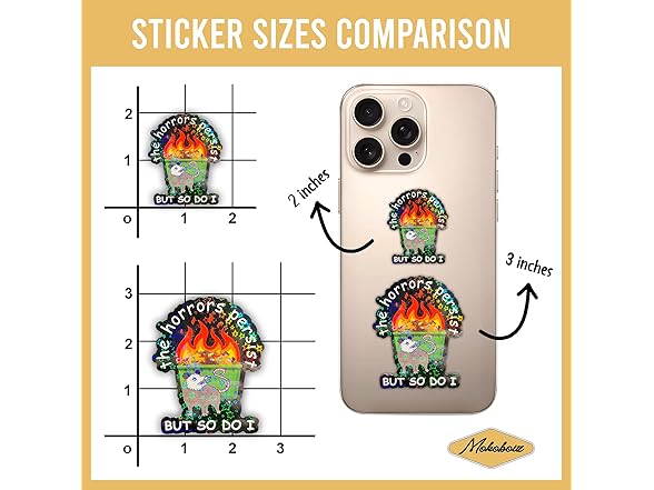 MOKOBOIZ The Horrors Persist Stickers