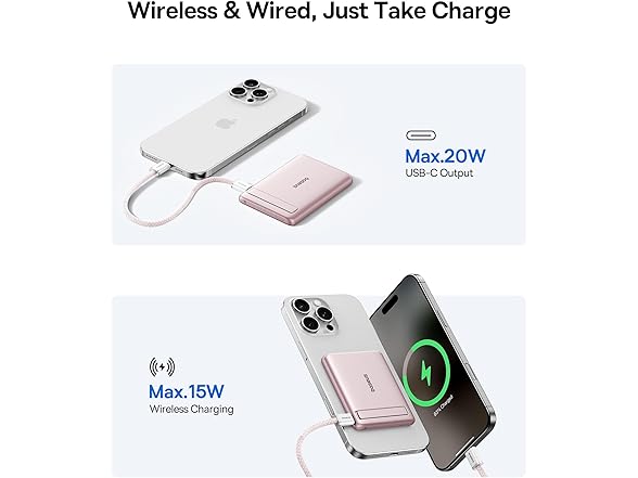 Baseus Picogo Qi2 0.5" Ultra Slim Power Bank | 5K mAh 15W