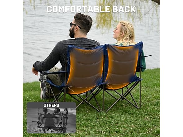 Timber Ridge 2 Person Folding Loveseat