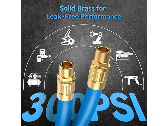 Relhost Retractable Air Hose Reel, 50 ft x 3/8 in Hybrid Air (Open Box)