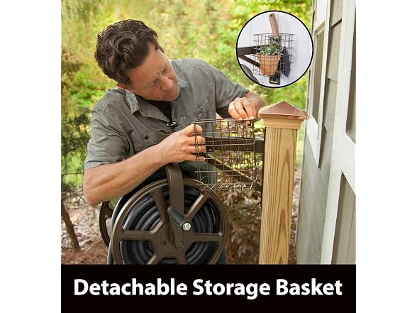 Liberty Garden Multi-Directional Garden Hose Reel