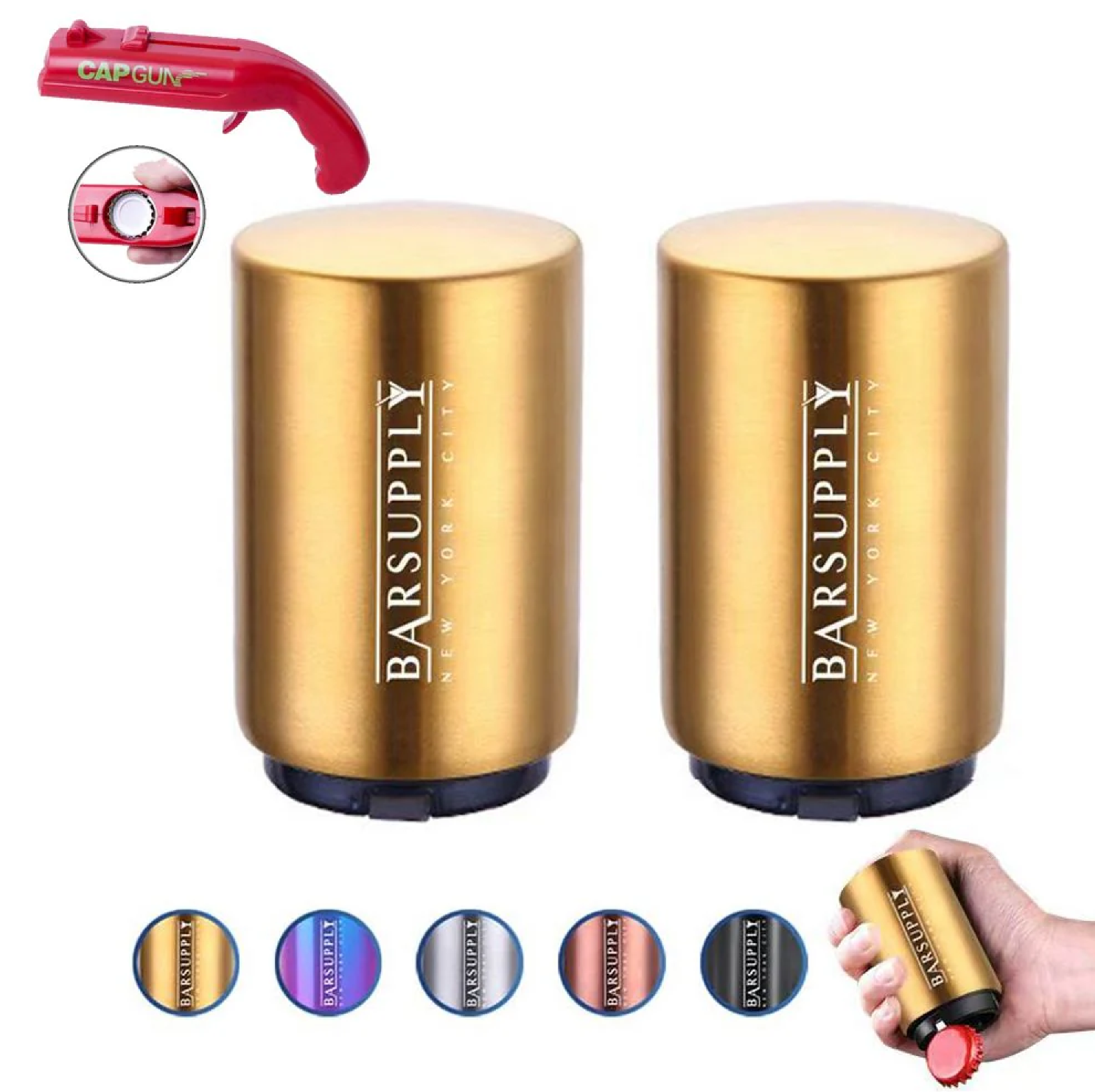 2-Pack Magnetic Beer Bottle Opener - Gallery 15