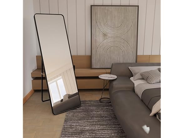 SNUGACE 65" Full Length Mirror, Black