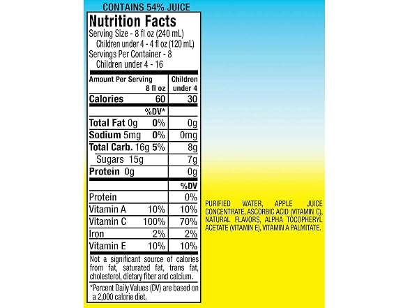 Motts For Tots Apple Juice 64 Fl Oz Bottle