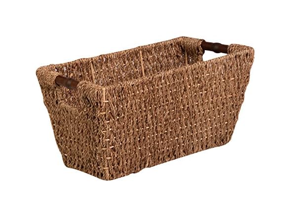 Honey-Can-Do Seagrass Basket w/Handles