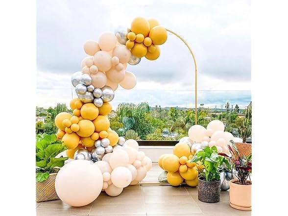 yumiaohe Metal Wedding Balloon Arch