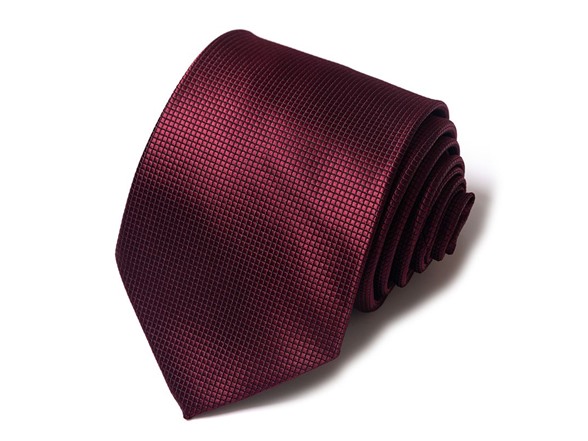 Formal Men’s Necktie - Wine Red