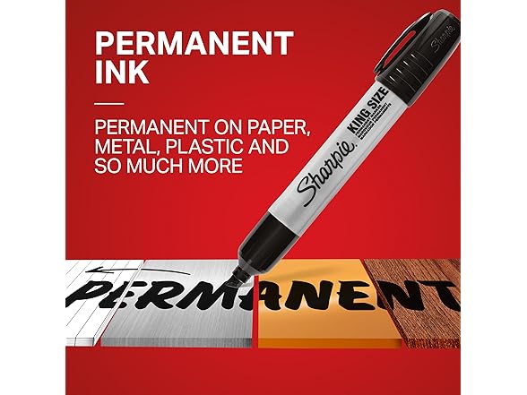 Sharpie King Size Markers Black 12ct