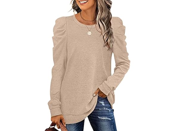 Agfiuytnl Women (M) Sweatshirts Loose Sweaters
