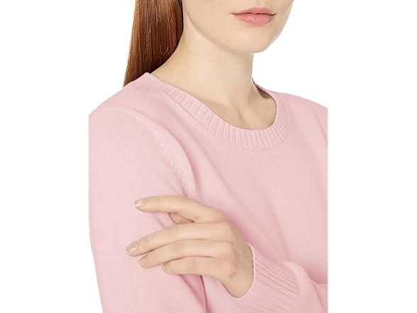 Womens Crewneck Sweater Lt Pink (XS)