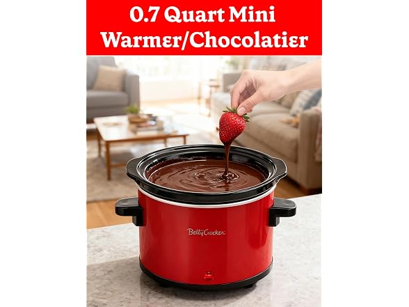 Betty Crocker 0.7-Quart Mini Slow Cooker