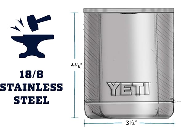 YETI Rambler 10oz Lowball, Graphite