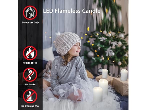 Softflame Flameless LED Candles with Remote