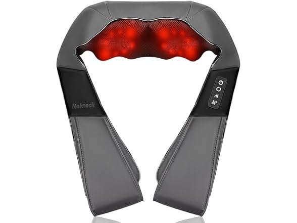 Nekteck Shiatsu Neck Massager with Heat