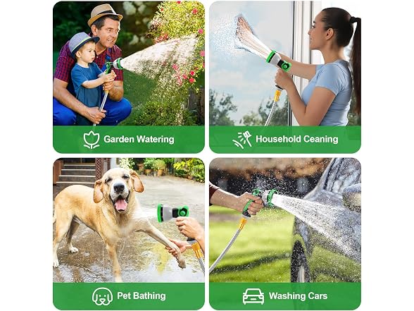 Toolasin 50FT Stainless Steel Garden House