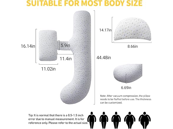 SEEDNUR Full Body Pregnancy Pillow