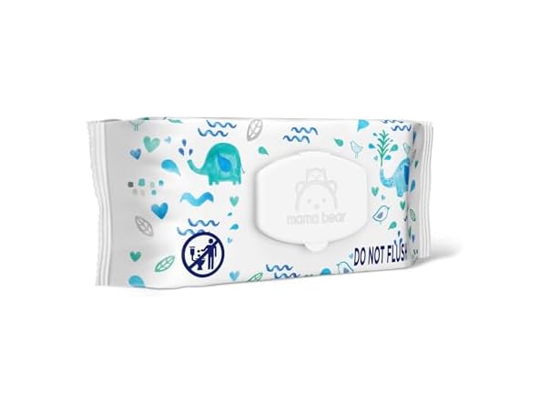 $2.99, Was $5.19, 42% Off! Amazon Brand - Mama Bear 99% Water Baby Wipes, H dealfomo