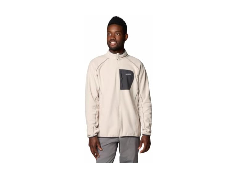 Columbia Men's Outdoor Tracks Full Zip II, Dark Stone/Shark, Small