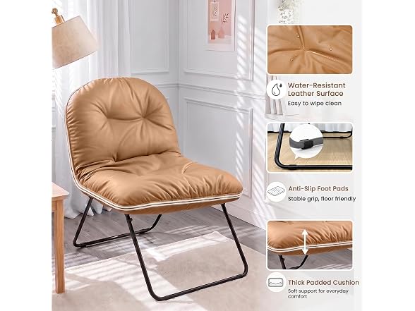 ZonLi Adjustable Floor Chair with Back