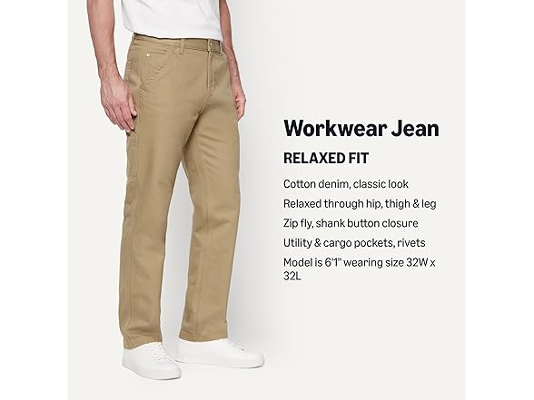 Amazon Essentials Men Rigid Relaxed-fit Jean
