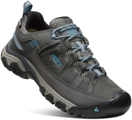 Keen Targhee 3 Low Waterproof Women's Hiking Boots Magnet/Atlantic Blue Size 8.5