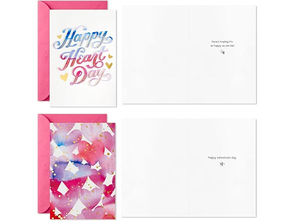 Hallmark Valentine's Day Cards 36ct Gold