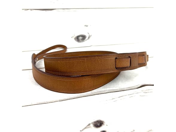 Walker And Williams 100% Grain Leather Mandolin Strap