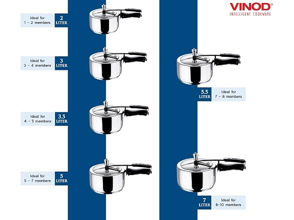 Vinod Pressure Cooker Stainless Steel – Frien